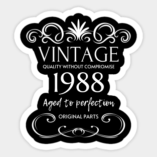 Vintage 1998 - Birthday Gift For Men Sticker